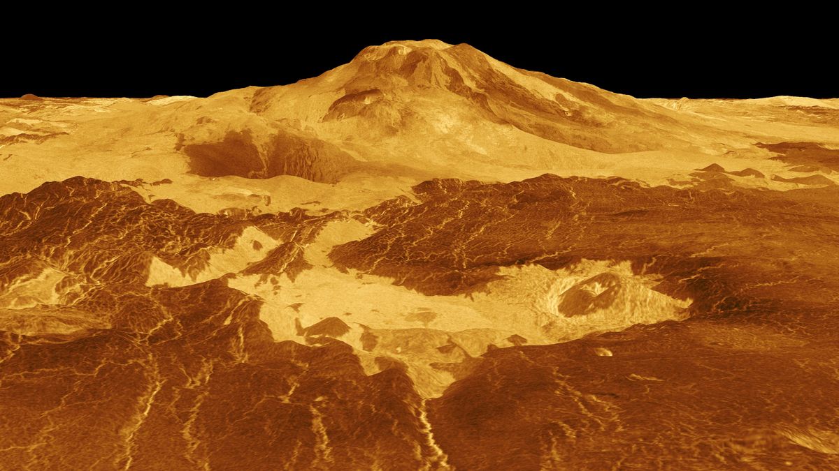 Venuše je vulkanicky aktivní. Zjistilo se to z 30 let starých snímků